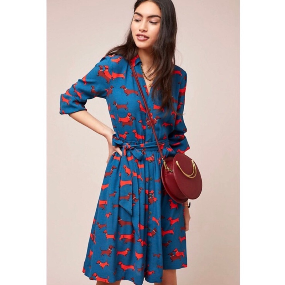 NWT Anthropologie Haute Dogs Dress